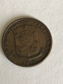 1974 Phillipines coin - 5 Sentimos