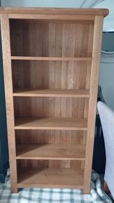 solid wood bookshelf