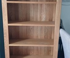solid wood bookshelf