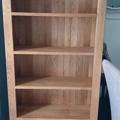 solid wood bookshelf