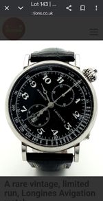 Rare Longines Avigation Watch