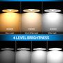 Dimmable Solar Shed Light for Indoor/Outdoor,Sheersexykiss 1200LM Solar Pendant Lights with Remote,IP65 Waterproof Motion Sensor Solar Powered Wall Lights for Garden/Garage/Balcony/Barn/Gazebo/Patio Image 2