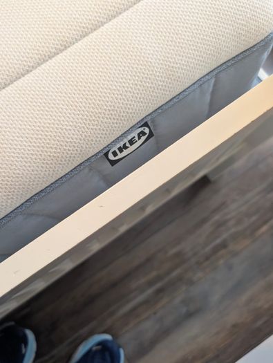 Single bed with Ikea mattress