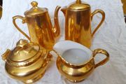 Tea &amp; coffee Royal.Worcester gold lustre set