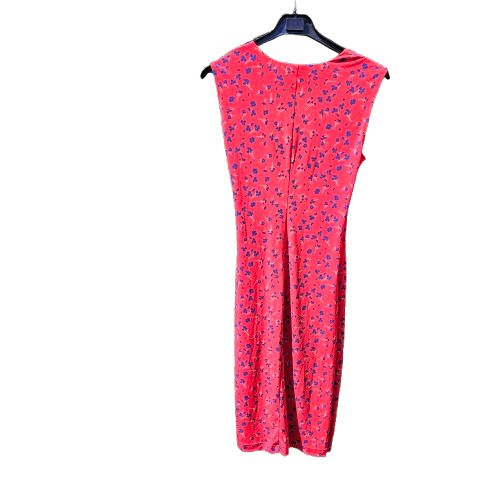 Faux Wrap Red Floral dress