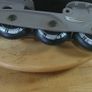 Bauer MVB Inline Skates Rollerblades Black/Yellow Junior / Small AdultUK 3 EU 36 Retro Image 5