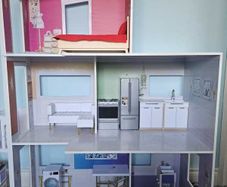 Rainbow High 3-Story Wooden Townhouse Doll House Set