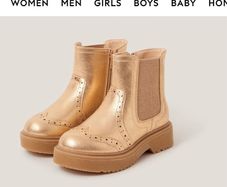 monsoon gold boots kids