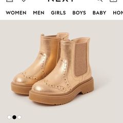 monsoon gold boots kids