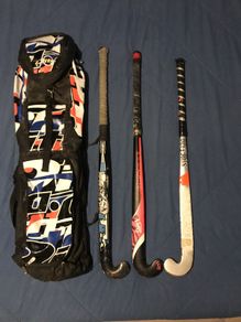 hockey sticks & Bag