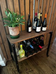 Vintage drinks trolly/ serving trolly/ wine rack