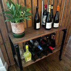 Vintage drinks trolly/ serving trolly/ wine rack