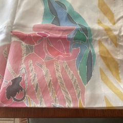 Hand painted silk scarf