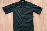 kitchen jacket shirt uniform M black chif porter