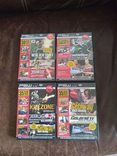 Nice Selection Of PSW PlayStation And PSM DVD`s 12 In Total