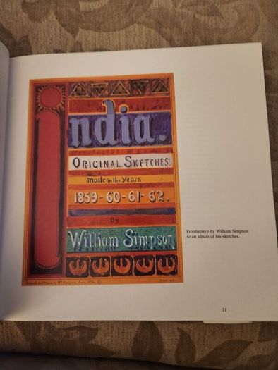 Visions Of India. The Sketchbook Of William Simpson 1859-62 By Mildred Archer. Introduction By Paul Theroux. Large Volume Hardback With Dustjacket In Good Condition.