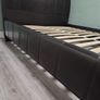 leatherette double bed frame Image 2