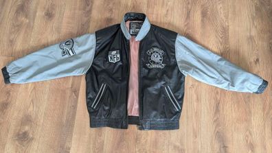 Vintage Raiders Leather Jacket
