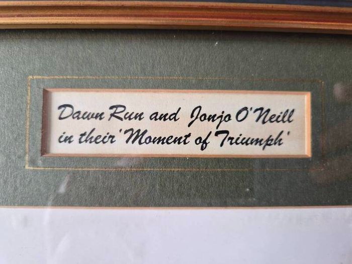 Signed Horse racing memorabilia Dawn Run Jonjo O'Neill