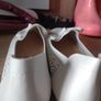 white flat shoes size UK 2 Image 5