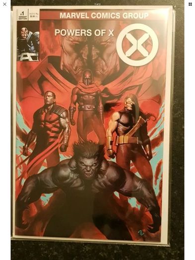 Powers Of X #1 Adi Granov Trade Dress Limited To 600. Nm