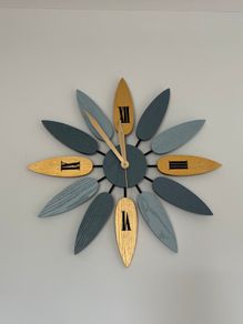 Ivana Clock - Flower Design