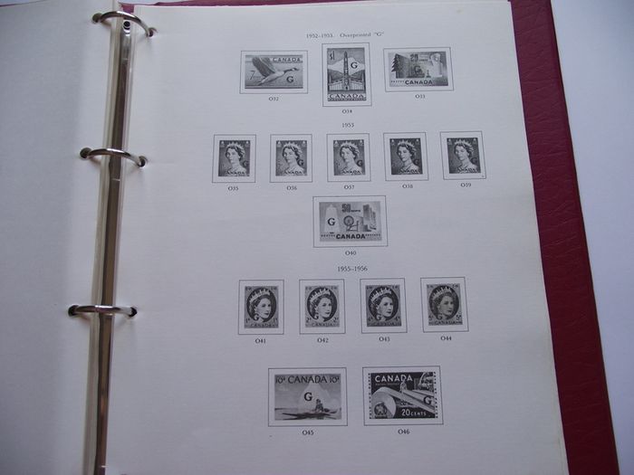 The Stamps of Canada-Loose Leaf Album in binder by Stanley Gibbons