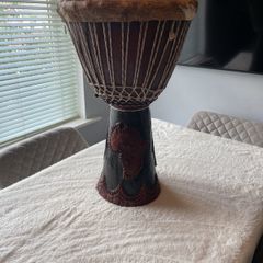 Hand Carved Authentic African Djembe