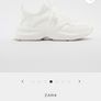Zara Leather Running Trainers Image 5