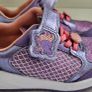 Clarks Play Print Girls Purple Sparkly shoes Image 2