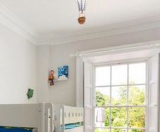 Hot Air Balloon Lampshade in Blue