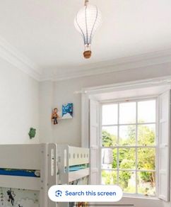 Hot Air Balloon Lampshade in Blue