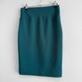 Pre Owned Emery Rose Teal Textured Pencil Skirt Image 3