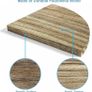 MULTIPLE COLOURS AVAILABLE Corner Shelf Wall Mount of 4 Tier Rustic Wood Floating Shelf Cat Shape Metal Stand for Bedroom Living Room Bathroom Kitchen Office and More Carbonized Black Image 7
