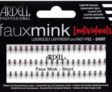 Ardell Lashes Faux Mink Individuals - short black.