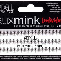 Ardell Lashes Faux Mink Individuals - short black.