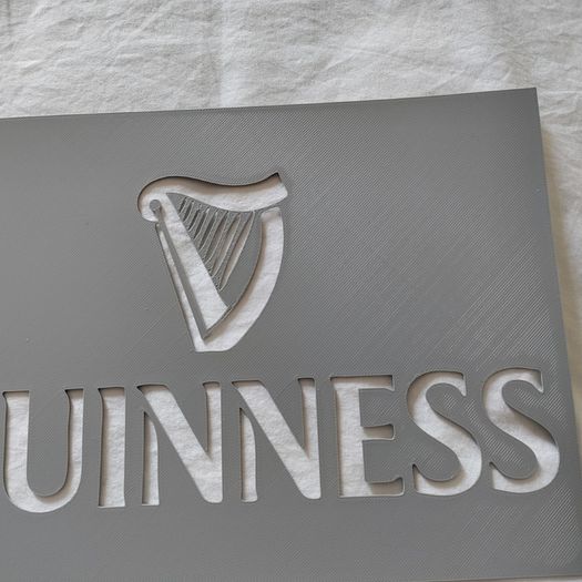 Guinness Logo Stencil Reusable Template for Paint Wood Walls Crafts