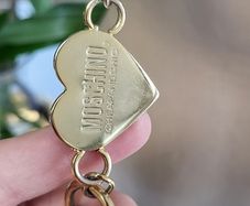 MOSCHINO CheapNChic tan leather belt with gold hardware - Rrp 220 (New)
