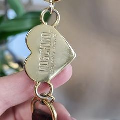 MOSCHINO CheapNChic tan leather belt with gold hardware - Rrp 220 (New)
