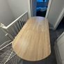 Dining table ALLING 80x100/163 warm oak colour Image 4