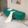 Storage bench, load capacity up to 120 kg, 120 x 44 x 44.5 cm, Green Image 6