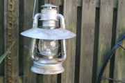 Old Vintage Rustic  Oil Kerosene Lantern Lamp