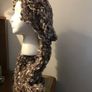 Hat plus red scarf and Beige and cream scarf Image 7