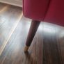 Pink Velvet Accent Chair Image 4