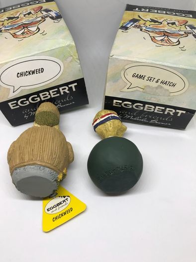 Vintage Eggbert Cavalcade figurines