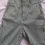 Stradivarius black and white gingham trousers Image 2