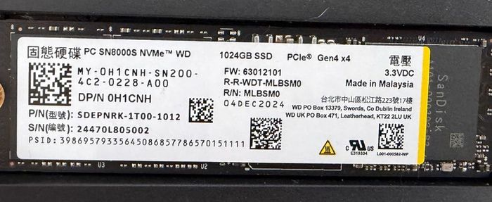 1TB 512GB Ssd M.2 Nvme SSD 2280 Mixed Brands