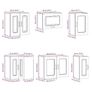 11 Piece Kitchen Cabinet Set Smoked Oak Image 10