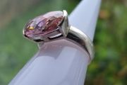 925 silver ring PINK