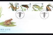 2001 Great Britain Europa Pond Life Commemorative Stamps Royal Mail Addressed First Day Cover (FDC)